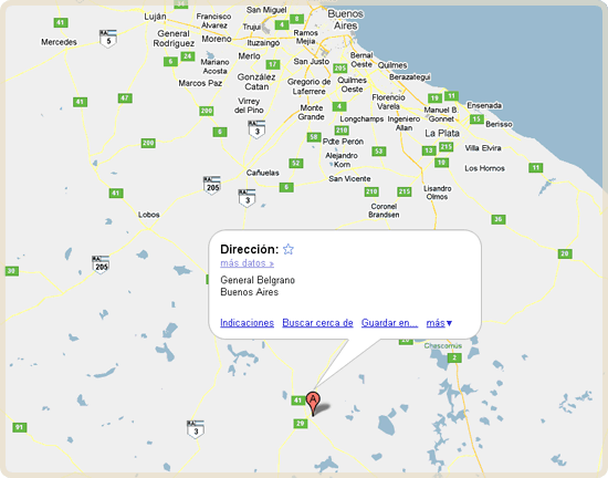 Ubicación Frigorífico San Antonio